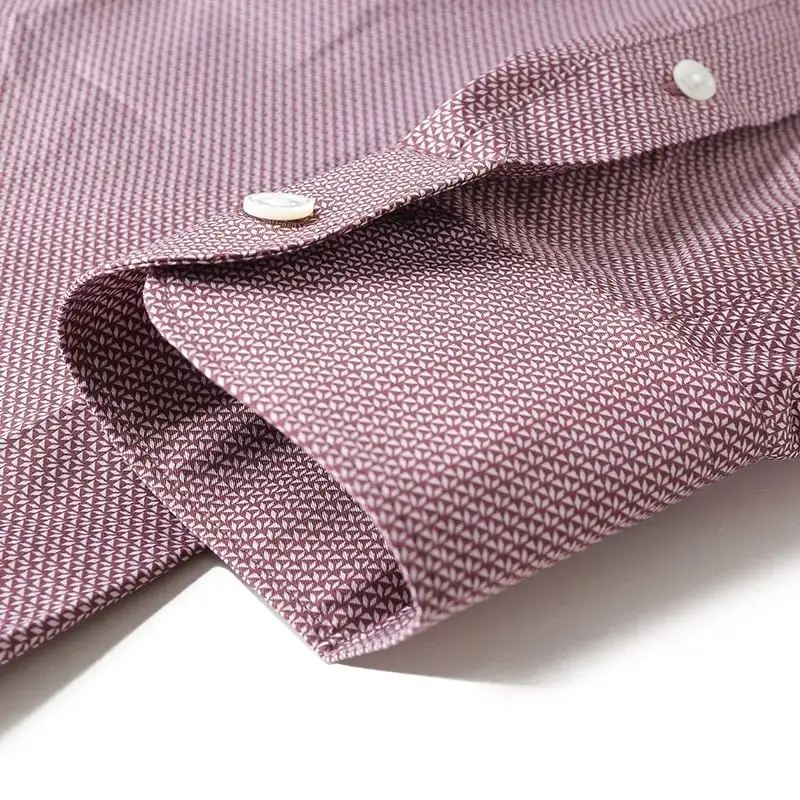 Zegna Shirt Men's Dark Burgundy-3