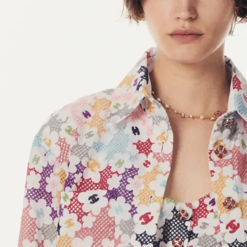 CHANEL 24 New Spring And Summer Arrivals Jackets Coats Women's Multicolor-2