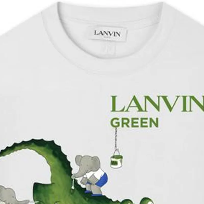 Lanvin T Shirts Unisex White-2