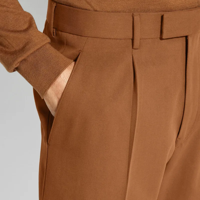 Ermenegildo Zegna Pleated Trousers-5