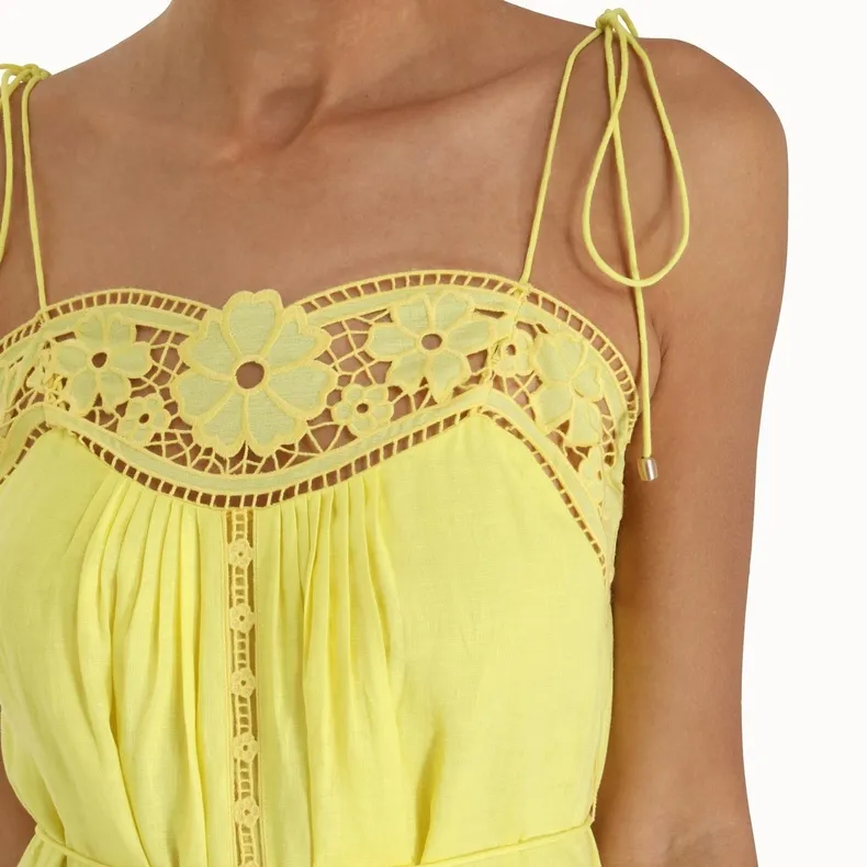 Zimmermann Slip Dresses Women's Yellow-5