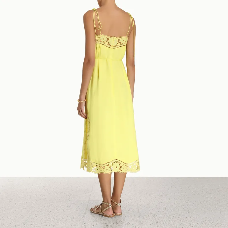 Zimmermann Slip Dresses Women's Yellow-2