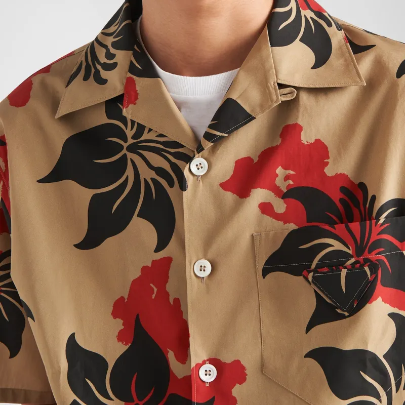 PRADA Shirts Men Khaki-4