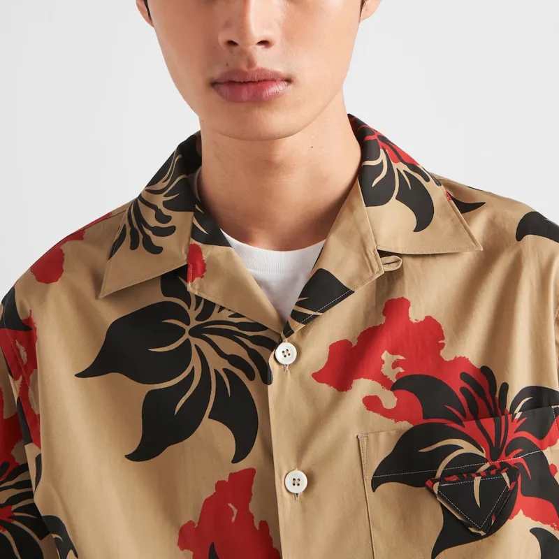 PRADA Shirts Men Khaki-2
