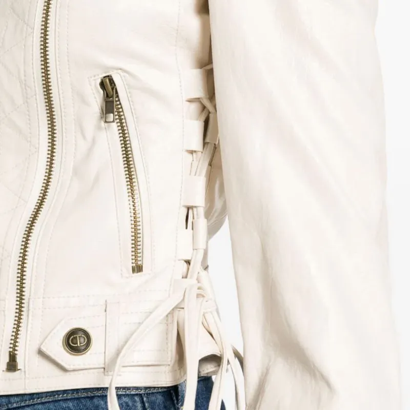 Twinset Logo plaque Biker Jacket-1