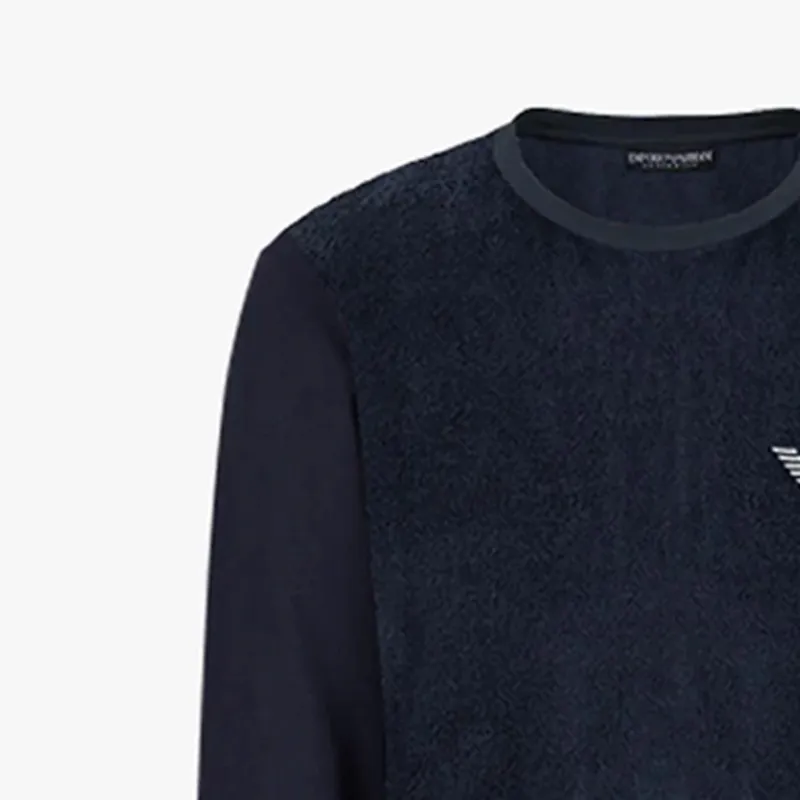 EMPORIO ARMANI Sweatshirt Set Men's Dark Blue-6