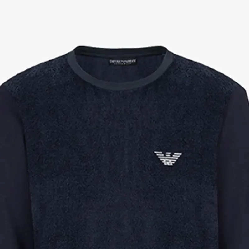 EMPORIO ARMANI Sweatshirt Set Men's Dark Blue-3