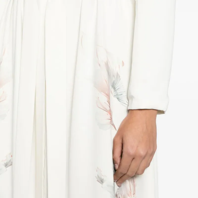 Saiid Kobeisy Floral print Kaftan Dress-4