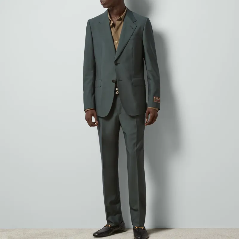 GUCCI Wool Mohair Suit-3