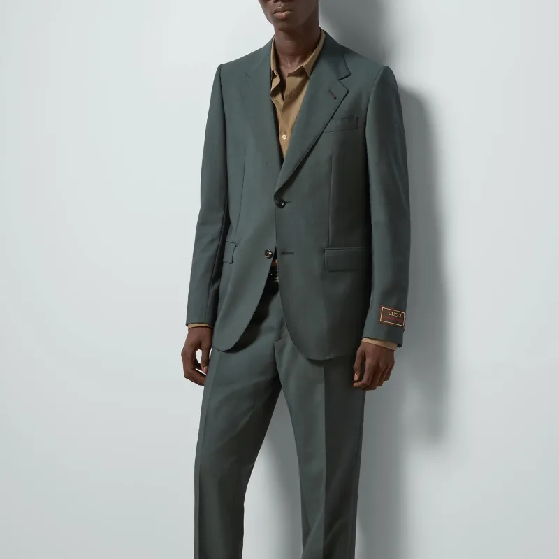 GUCCI Wool Mohair Suit-5