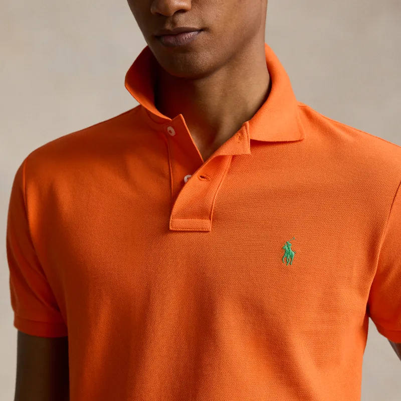 Polo Ralph Lauren SS24 Polo Shirt Men's Bright Orange-4