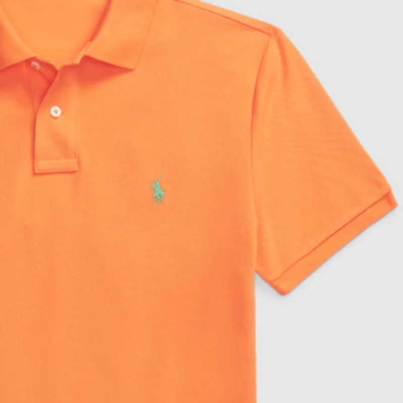 Polo Ralph Lauren SS24 Polo Shirt Men's Bright Orange-6