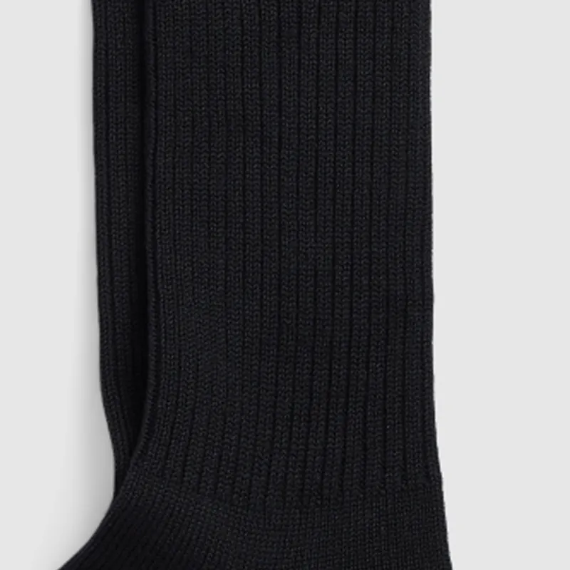 Polo Ralph Lauren SS24 Mid-Calf Socks Men's 1 Pack Black-2