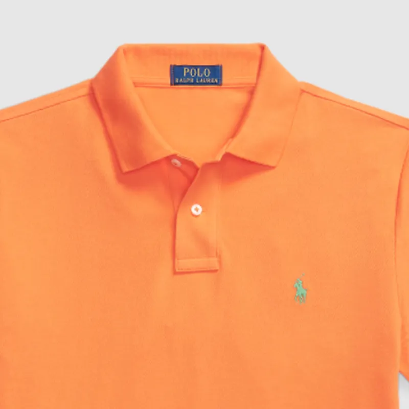 Polo Ralph Lauren SS24 Polo Shirt Men's Bright Orange-5
