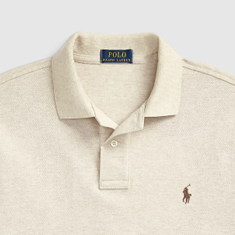 Polo Ralph Lauren SS24 Polo Shirt Men's Heather Gray-4