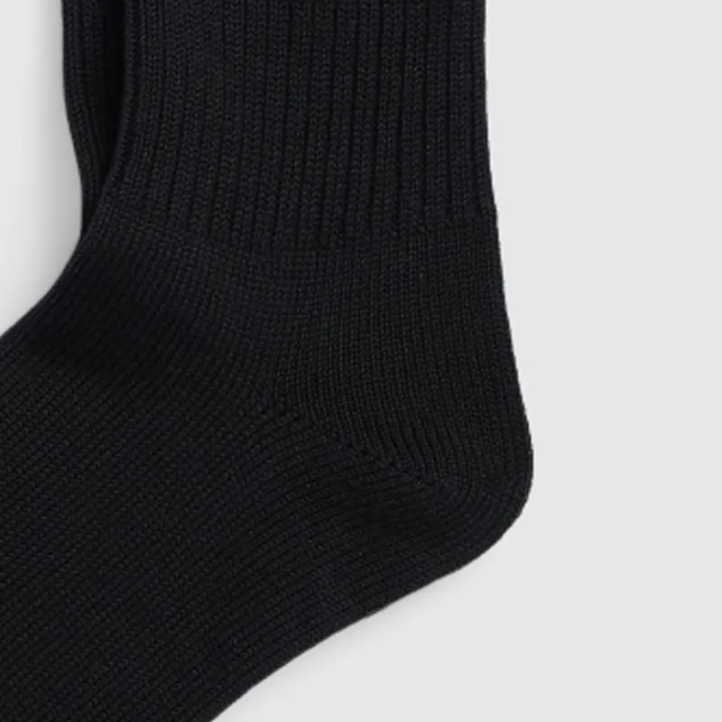 Polo Ralph Lauren SS24 Mid-Calf Socks Men's 1 Pack Black-3