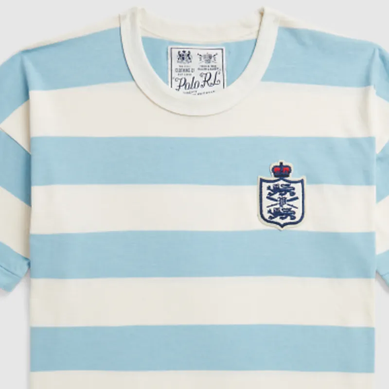 Polo Ralph Lauren SS24 T Shirt Men's Pink Blue-3
