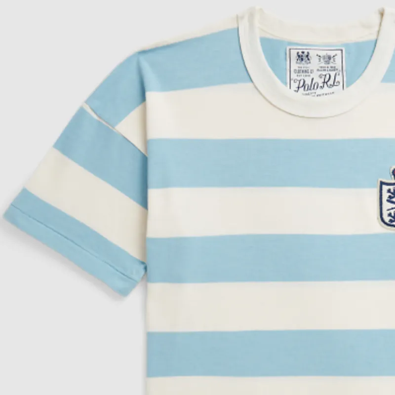 Polo Ralph Lauren SS24 T Shirt Men's Pink Blue-2