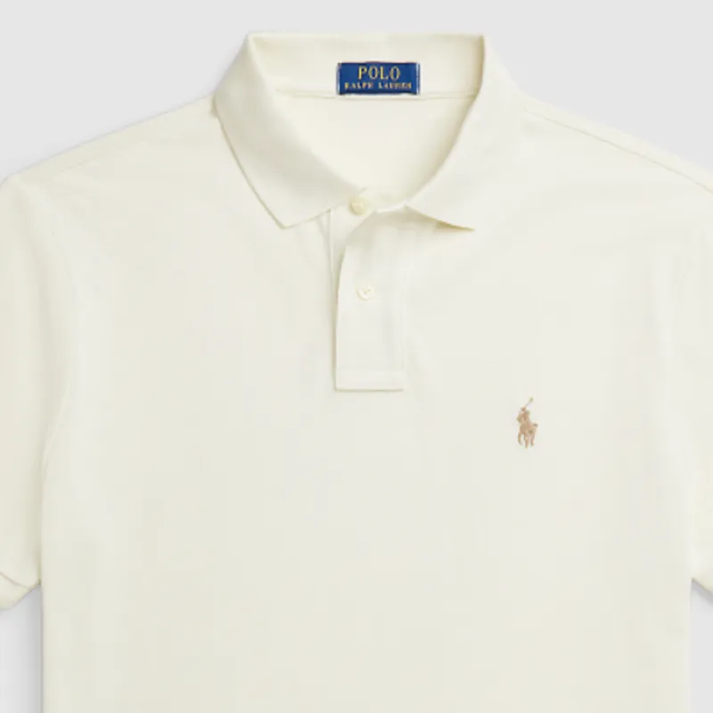 Polo Ralph Lauren SS24 Polo Shirt Men's Beige-4