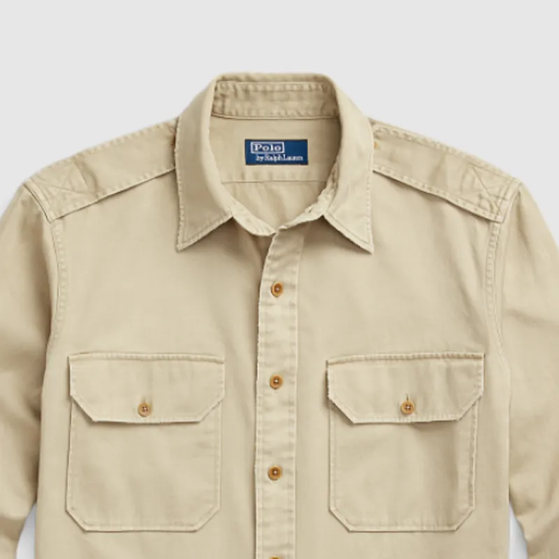 Polo Ralph Lauren SS24 Shirt Men's Khaki-2