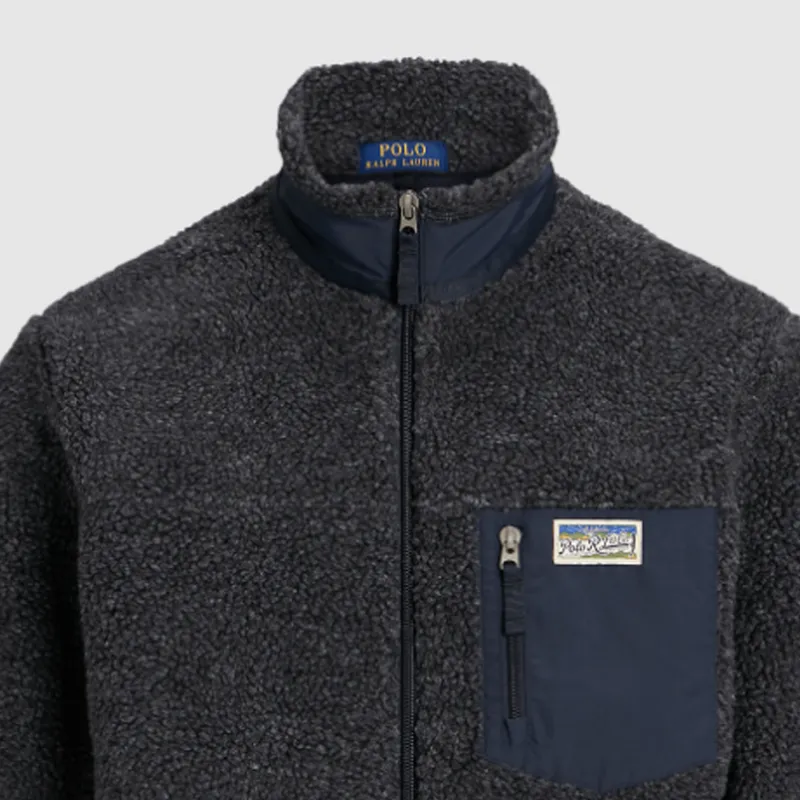 Polo Ralph Lauren High neck Brushed effect Cardigan-4