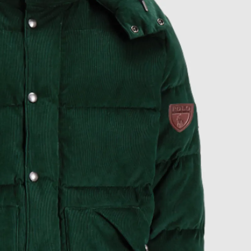 Polo Ralph Lauren SS24 Down Jacket Men's Preppy Green-5