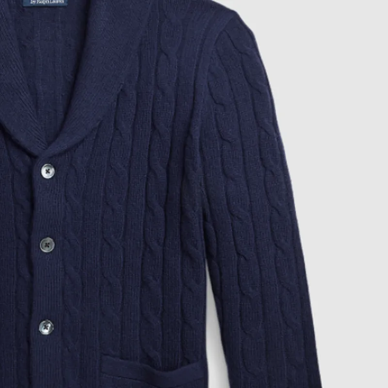 Polo Ralph Lauren Cable knit Cashmere Cardigan-4