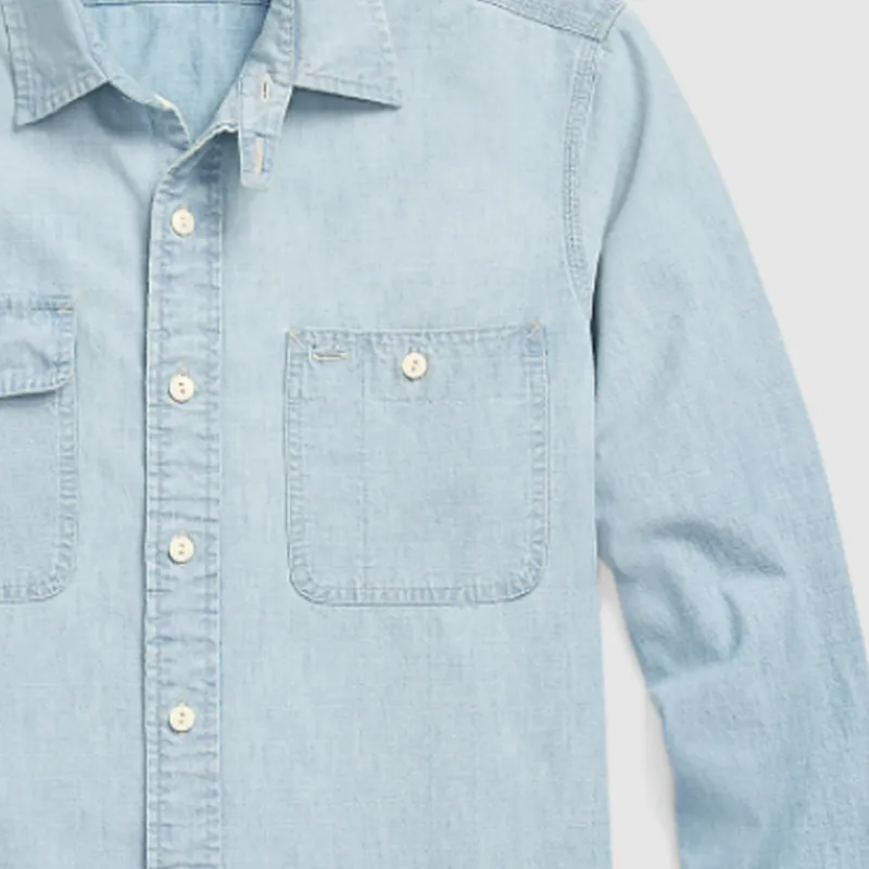 Polo Ralph Lauren SS24 Shirt Men's Light Indigo-4