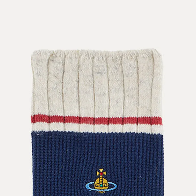 Vivienne Westwood SS24 Mid-Calf Socks Women's 1 Pack White-3