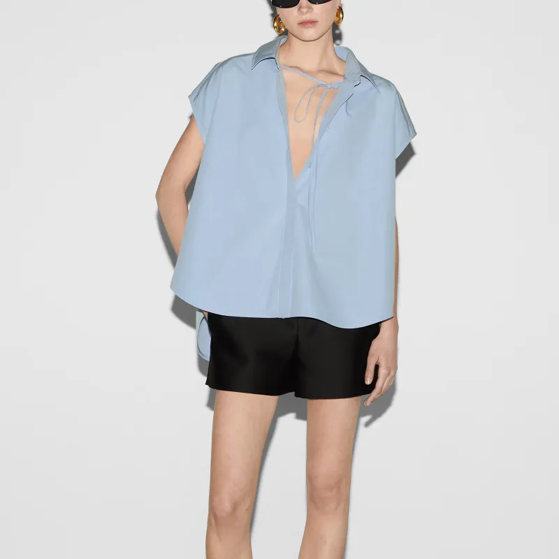 GUCCI Shirts Women's Light Blue-2