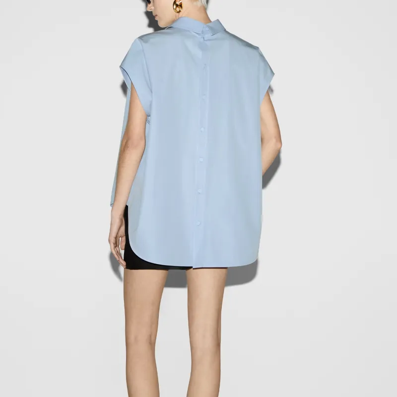 GUCCI Shirts Women's Light Blue-3