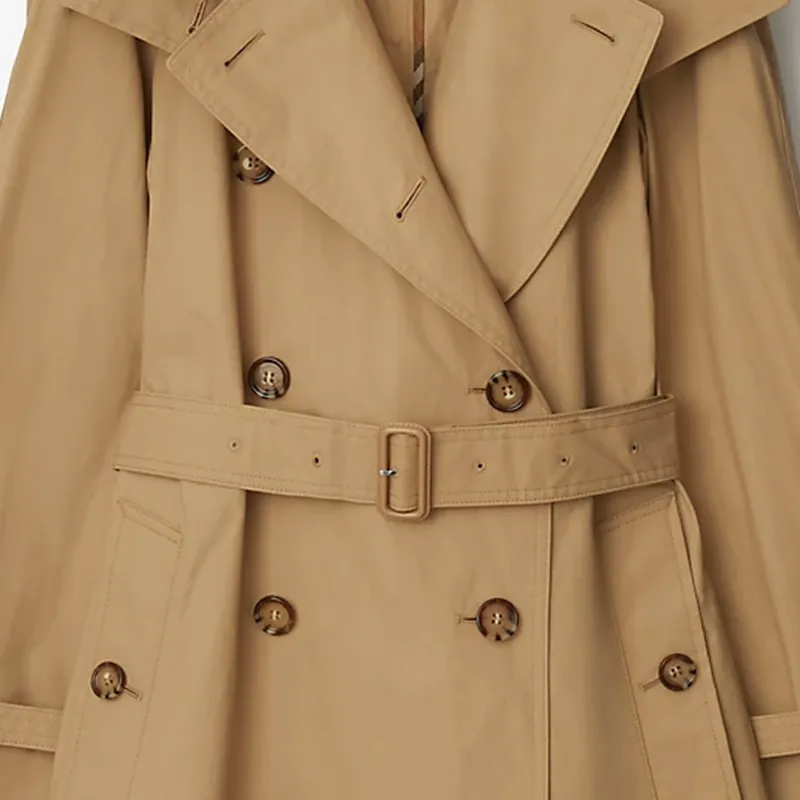 Burberry Trench Coat Women's Beige-4