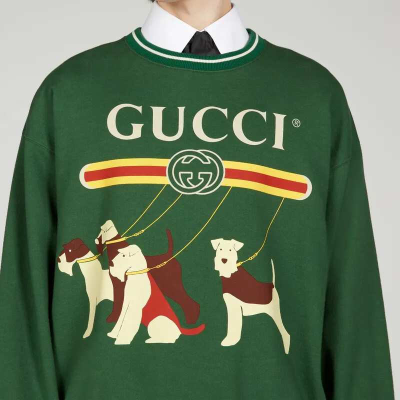 GUCCI SS23 Sweatshirt Men's Green-7