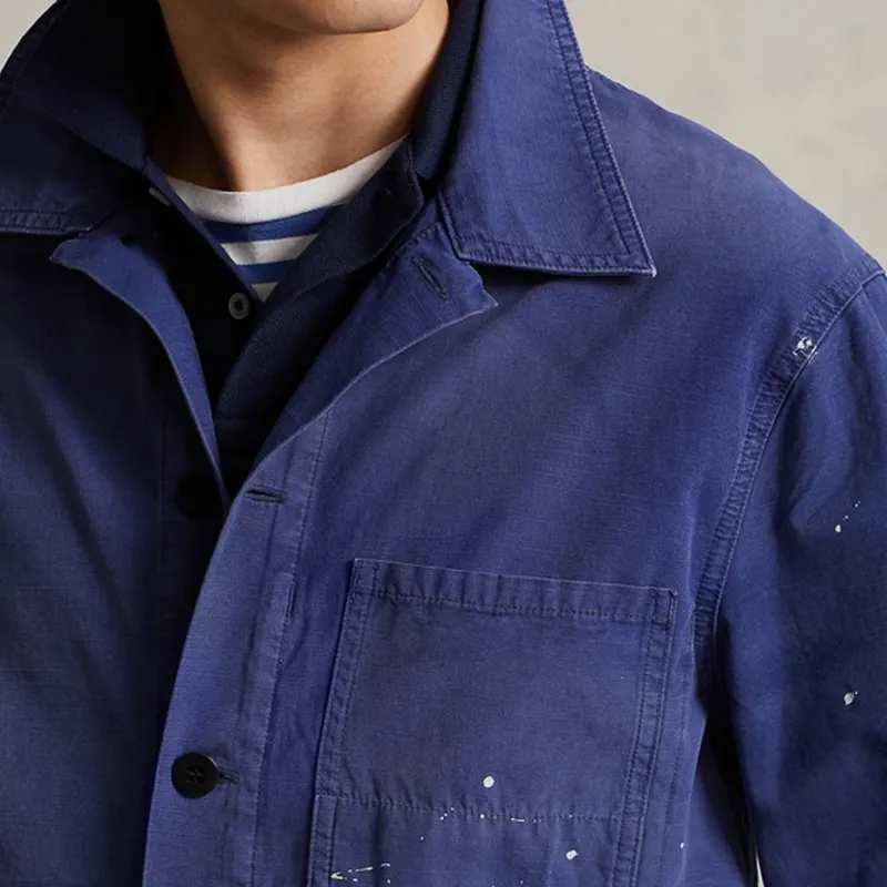 Polo Ralph Lauren Denim Jackets Men Blue-4