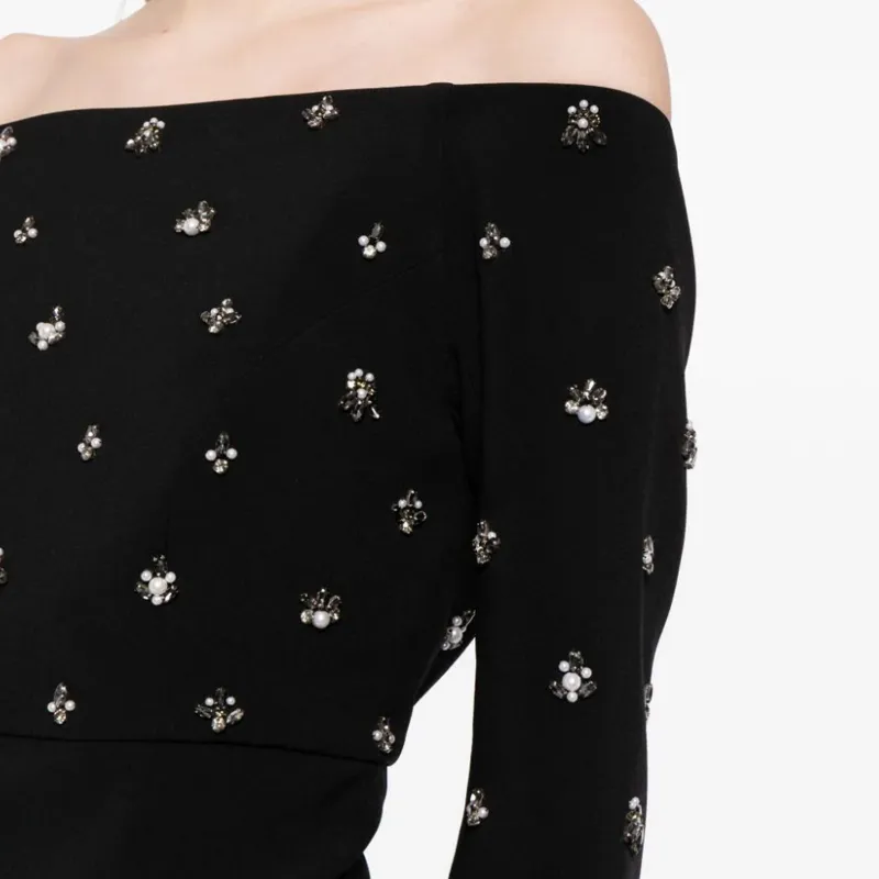 Sachin & Babi Fatima Crystal-embellished Midi Dress-4