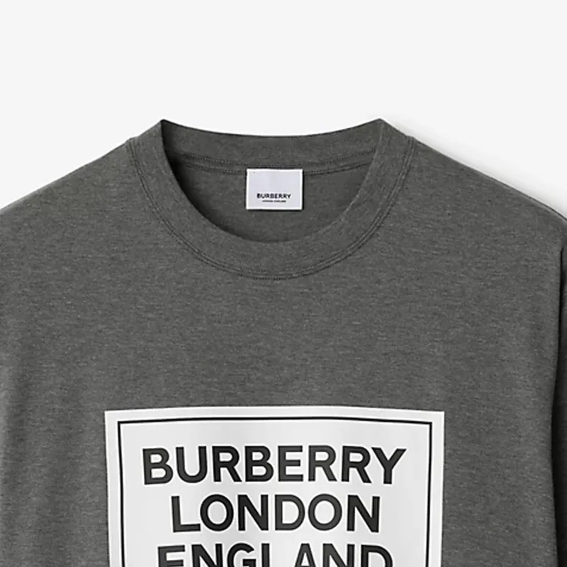 Burberry T Shirt Men's Dark Gray-3