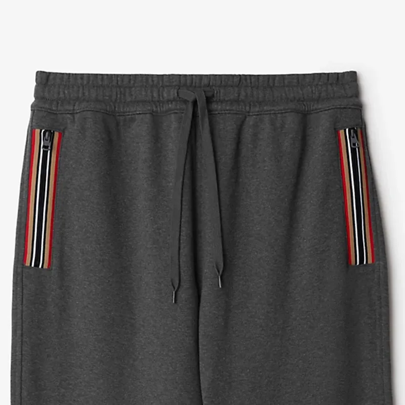 Burberry Knitted Sports Pants Men's Dark Gray-7