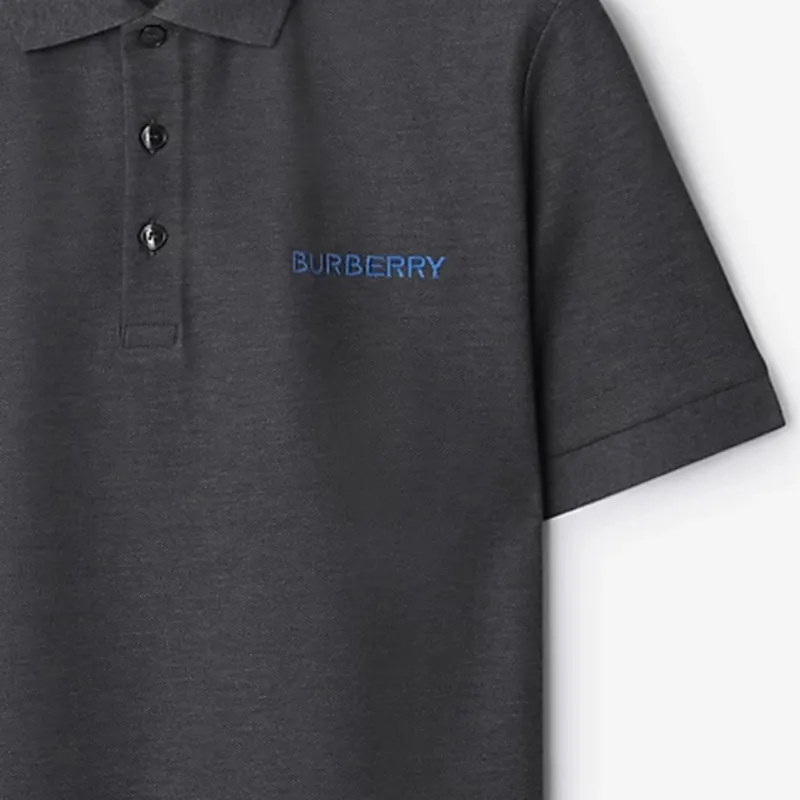Burberry Polo Shirt Men's Dark Gray-3