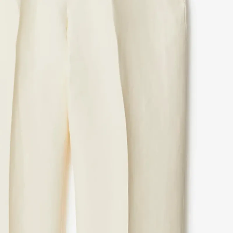 Burberry Tapered Canvas Trousers-6