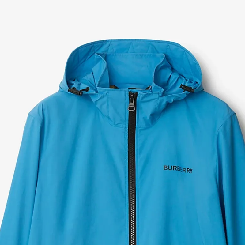 Burberry Jackets Coats Men's Hydrangea Blue-5