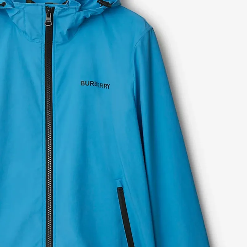 Burberry Jackets Coats Men's Hydrangea Blue-4
