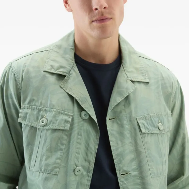 WOOLRICH Long Sleeved Tropical Printed Overshirt-3