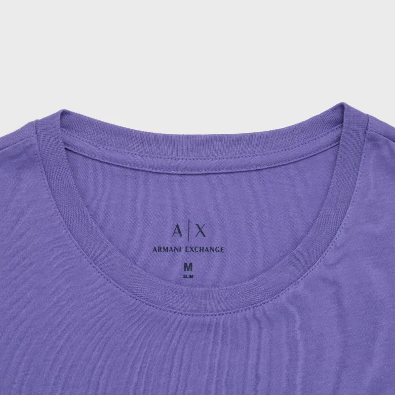 ARMANI EXCHANGE SS24 T Shirt Men's Purple-5