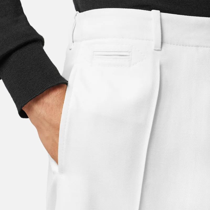 VERSACE SS24 Suit Trouser Men's White-4