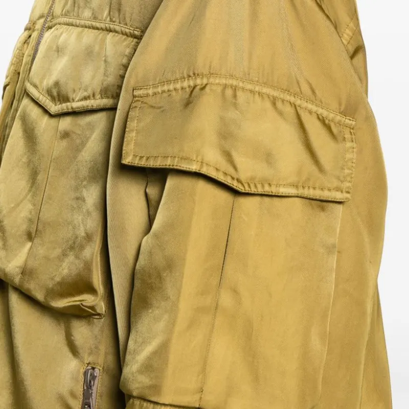 DRIES VAN NOTEN SS24 Jackets Coats Men's Light Olive Green-5