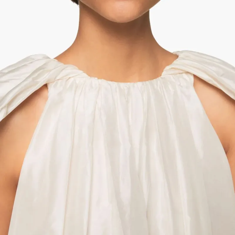 Stella McCartney Bubble Cape Effect Crewneck Mini Dress-4