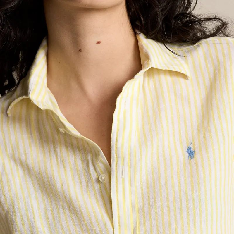 Polo Ralph Lauren SS24 Shirt Women's Green Purple Yellow-3