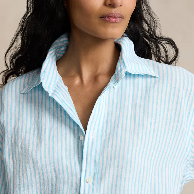 Polo Ralph Lauren SS24 Shirt Women's Blue Green-4