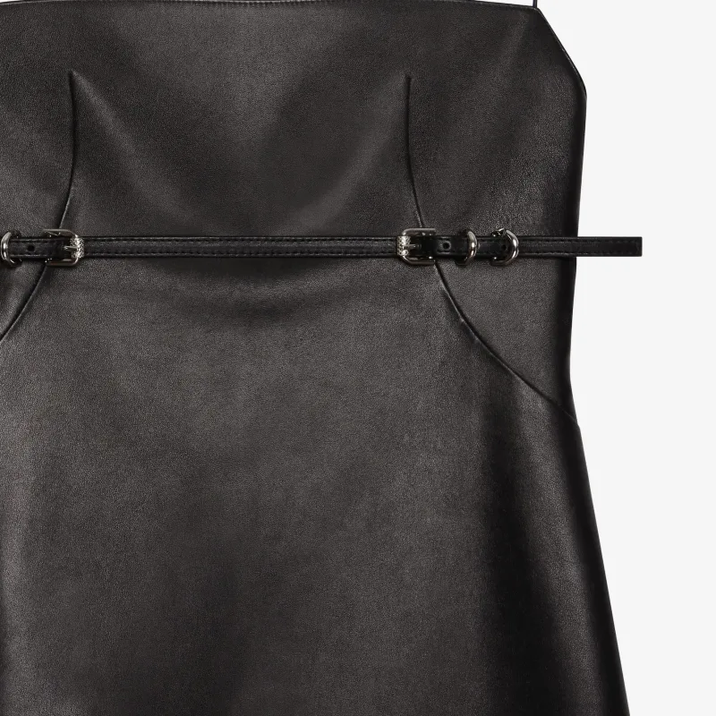 Givenchy Voyou Leather Mini Dress-4