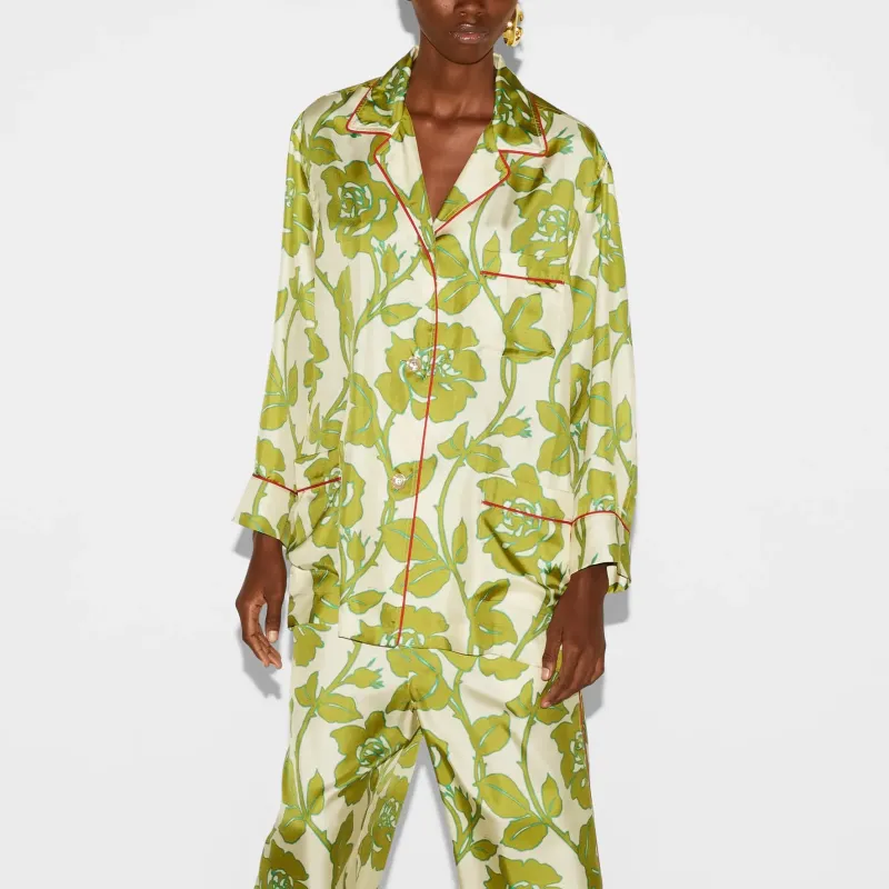 GUCCI Shirts Women's Green-2